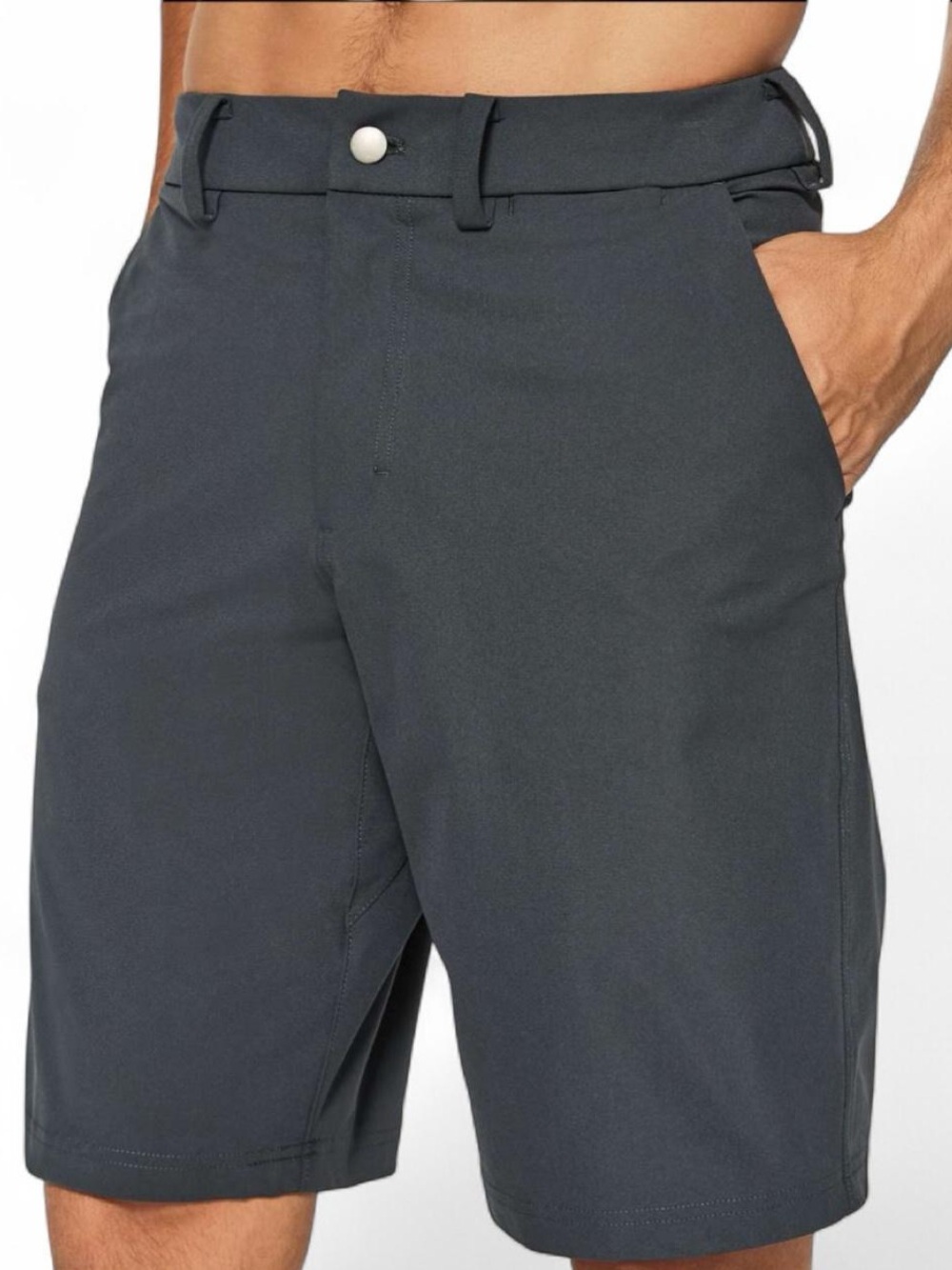 MINT! Lululemon Commission Short Oxford Classic Fit Grey Men’s Size W34 L9 Golf